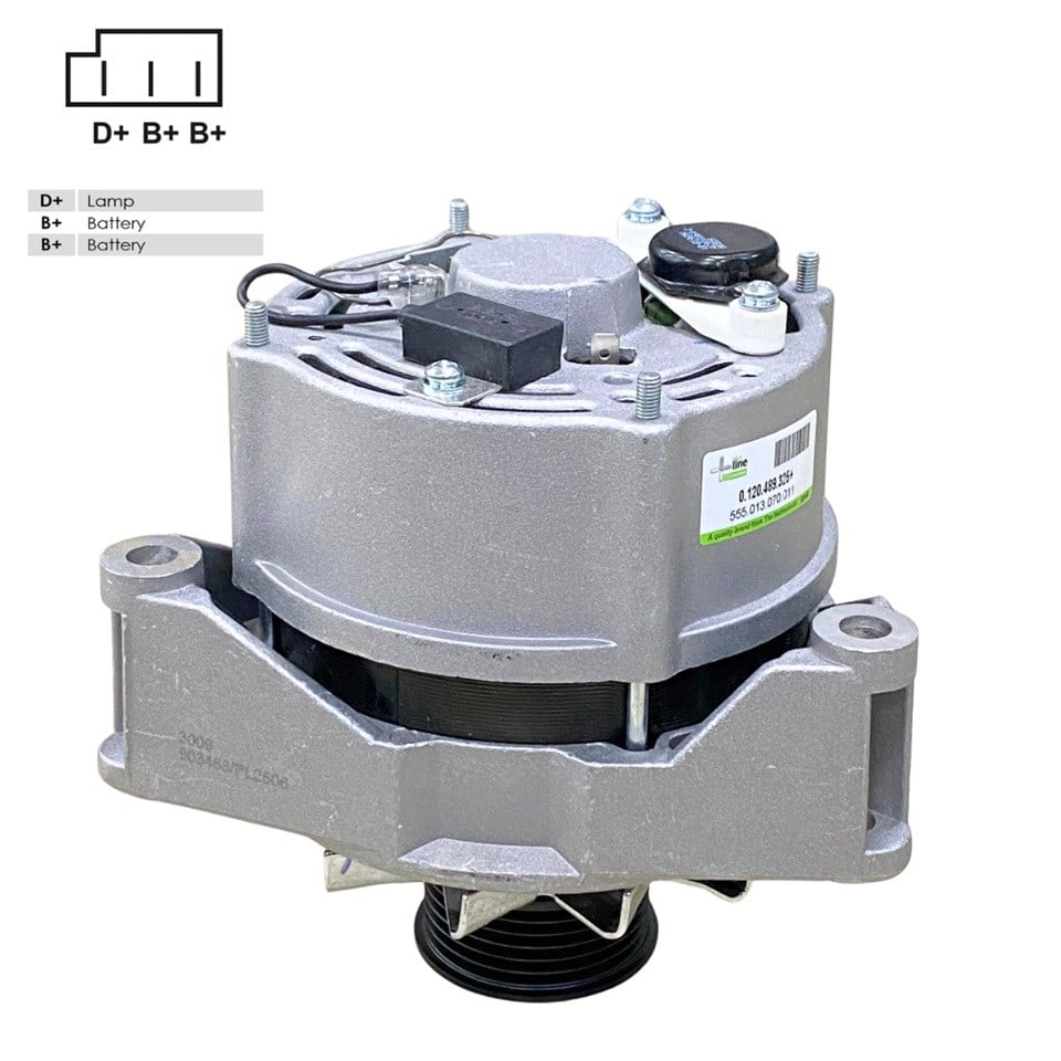 12V ALTERNATÖR DİNAMO BOSCH TİPİ 70 A (D+ B+ B+) MERCEDES 124/190/E/S/SL SERİSİ/T1