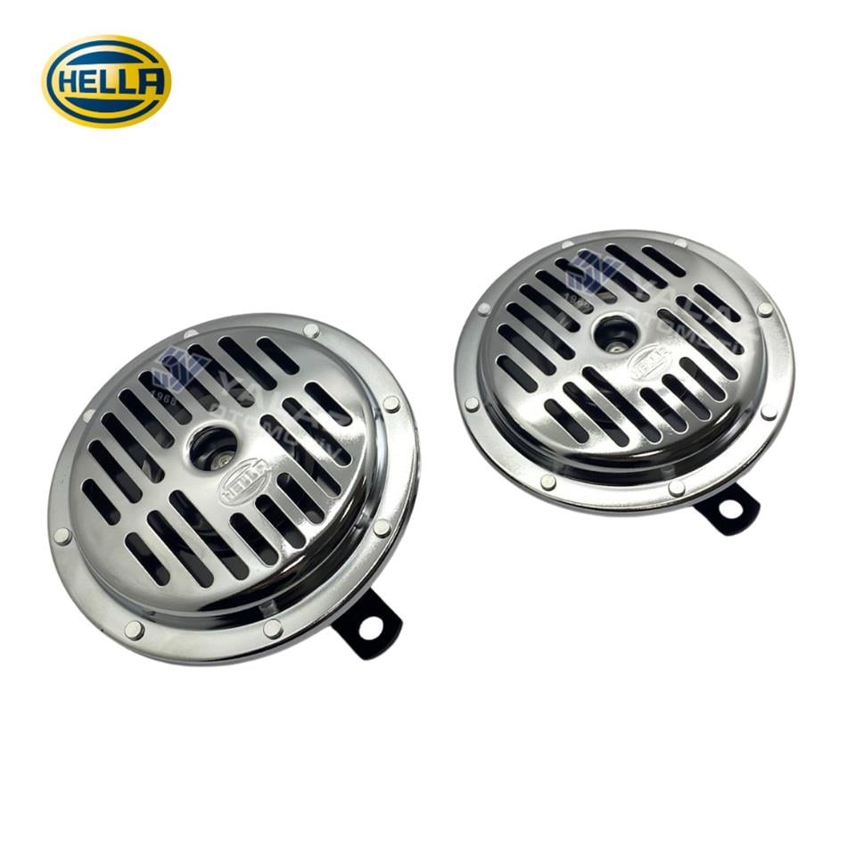 HELLA 12V DİDİT KORNA SÜPERTON 300/400 HZ (KROM) (TAKIM)