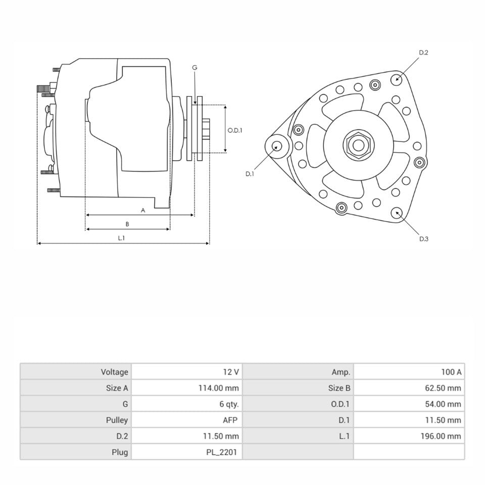 12V ALTERNATÖR DİNAMO 100 A (SOKETLİ 2 FİŞ) (F-DFM / L-PCM) OPEL ASTRA J/INSIGNIA/ZAFIRA C