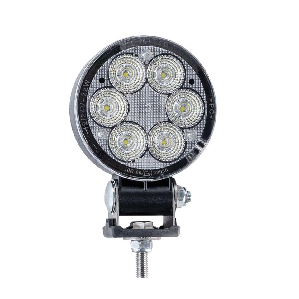 FRISTOM 12V-24V ÇALIŞMA LAMBASI 6-LEDLİ 22W 5700K 2500 LUMEN (114*90 MM)