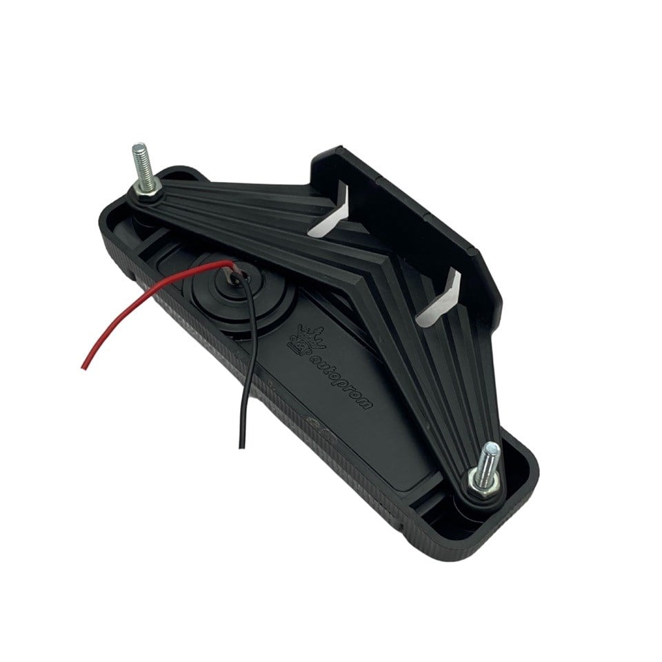 12V-24V YAN İKAZ LAMBASI (SİDE ÖARKER) LEDLİ BEYAZ KRONE TİP DORSE (130*32 MM)