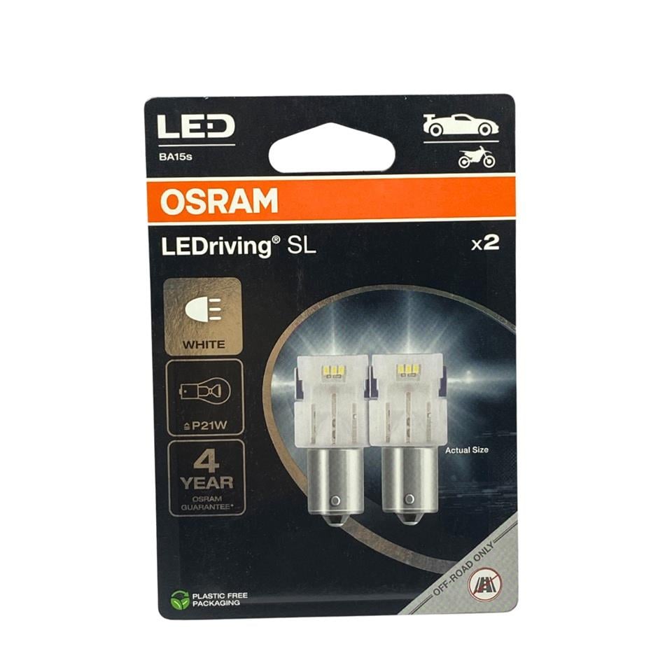 OSRAM 12V 93 AMPUL LED P21W 6000K DÜZ TIRNAK BA15s (2 AD)