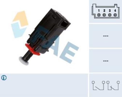 FAE FREN MÜŞÜRÜ (4 FİŞ) FIAT/PEUGEOT/CITROEN/OPEL