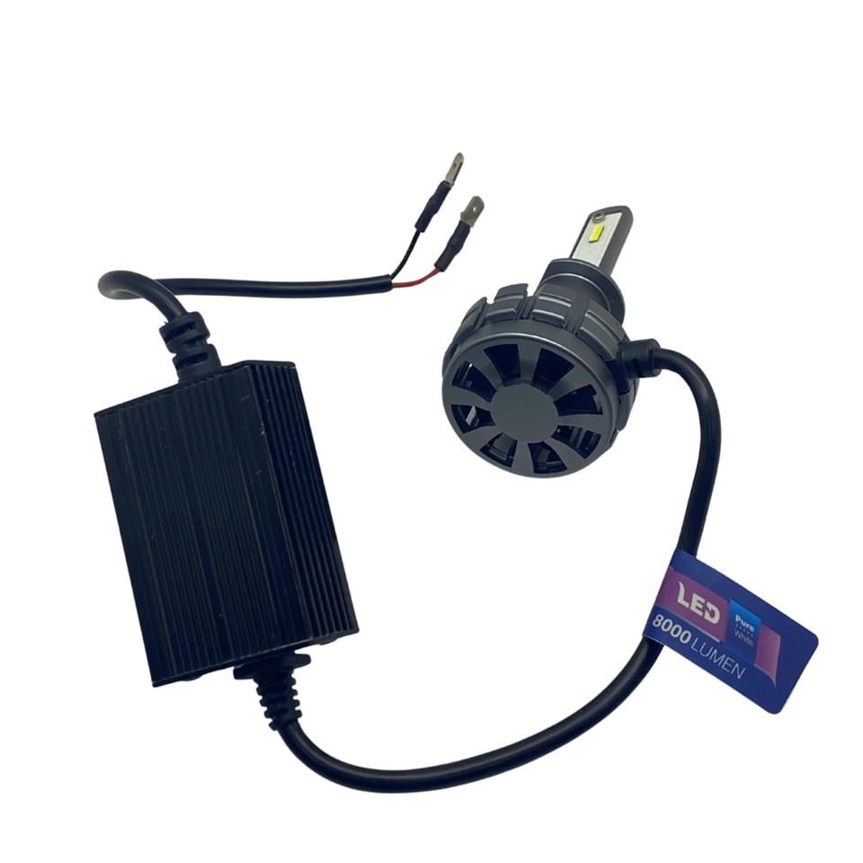 PHOTON 12V H1 CSP LED XENON FAR AMPULU 6000K 8000 LÜMEN MİLESTONE (1 AD) CANBUS