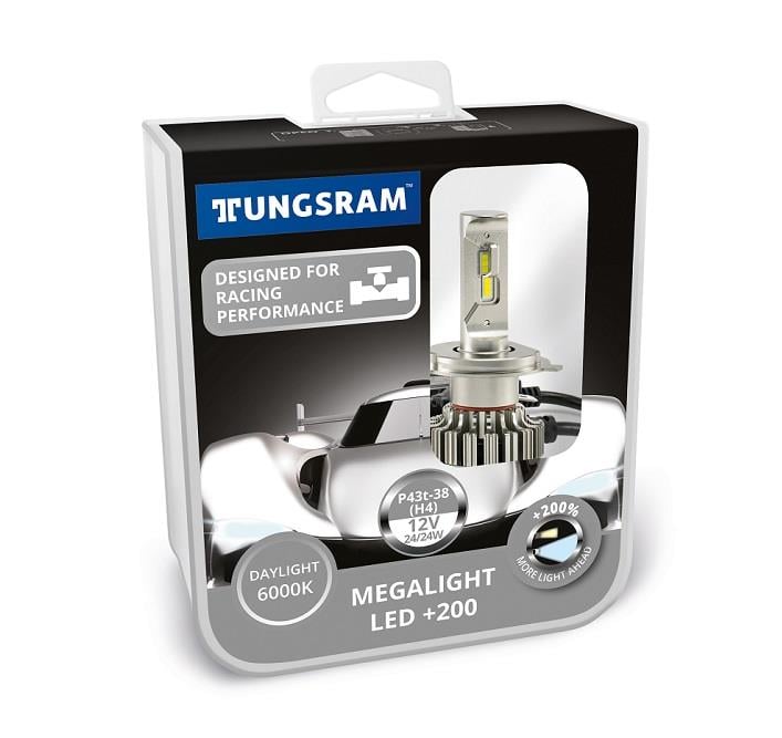 TUNGSRAM 12V-24V H4 CSP LED XENON FAR AMPUL SETİ 6000K 8000 LÜMEN CANBUS