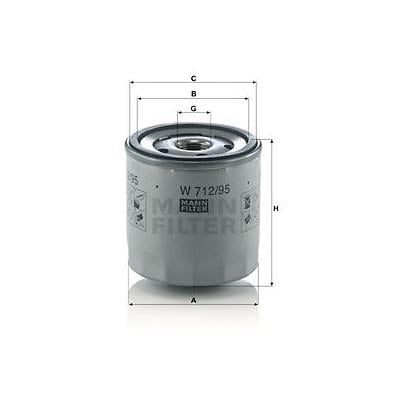 MANN YAĞ FİLTRESİ AUDI-SEAT-SKODA-VW