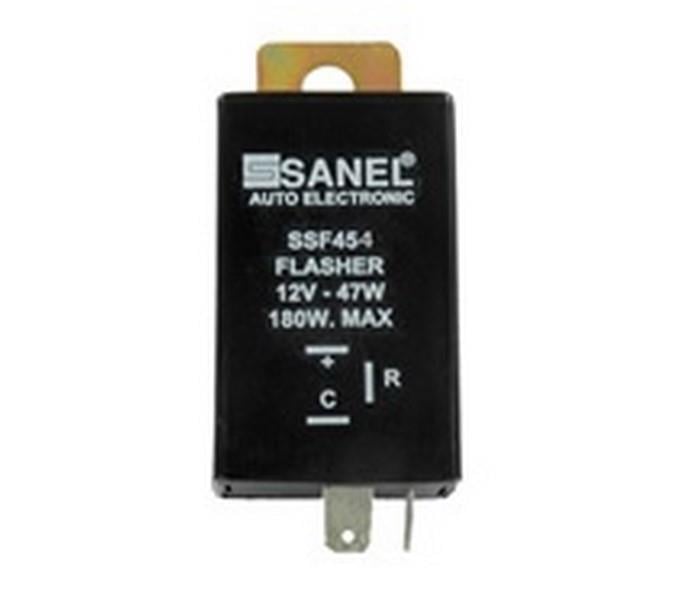 SANEL 12V FLAŞÖR ELEKTROMEKANİK 3 UÇLU UNIVERSAL (İKAZLI) (+ C R)