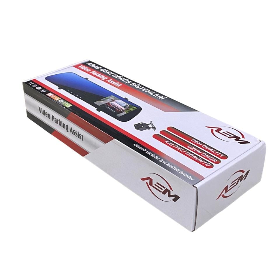 ARAÇ YOL KAYIT KAMERASI DİKİZ AYNALI FULL HD (ÖN-ARKA KAMERALI/GECE GÖRÜŞLÜ 32 GB