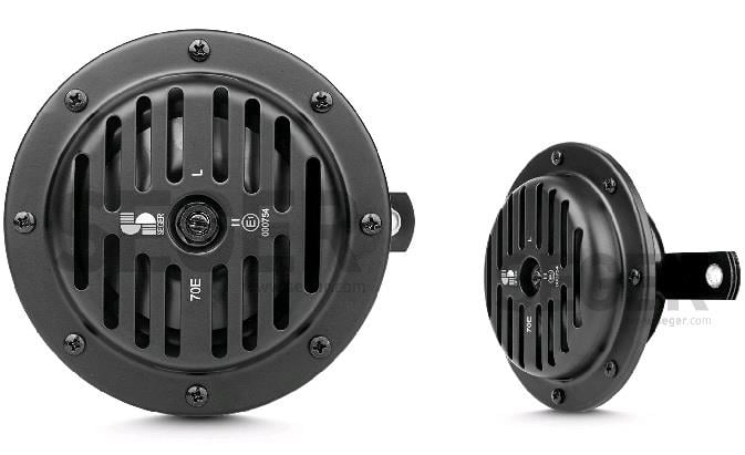 SEGER 12V DİDİT KORNA 320/390 HZ SÜPERSONIC SÜPERTON (TAKIM)