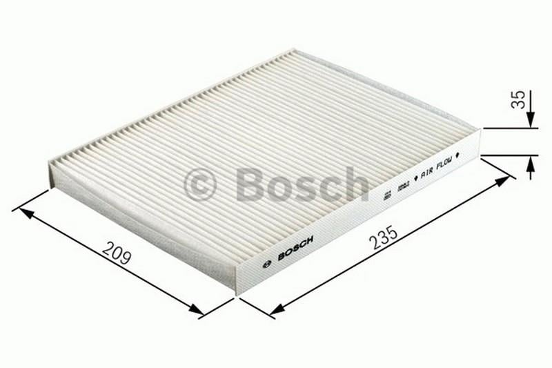 BOSCH POLEN FİLTRESİ FORD FOCUS II-VOLVO C30/S40/V50/C70