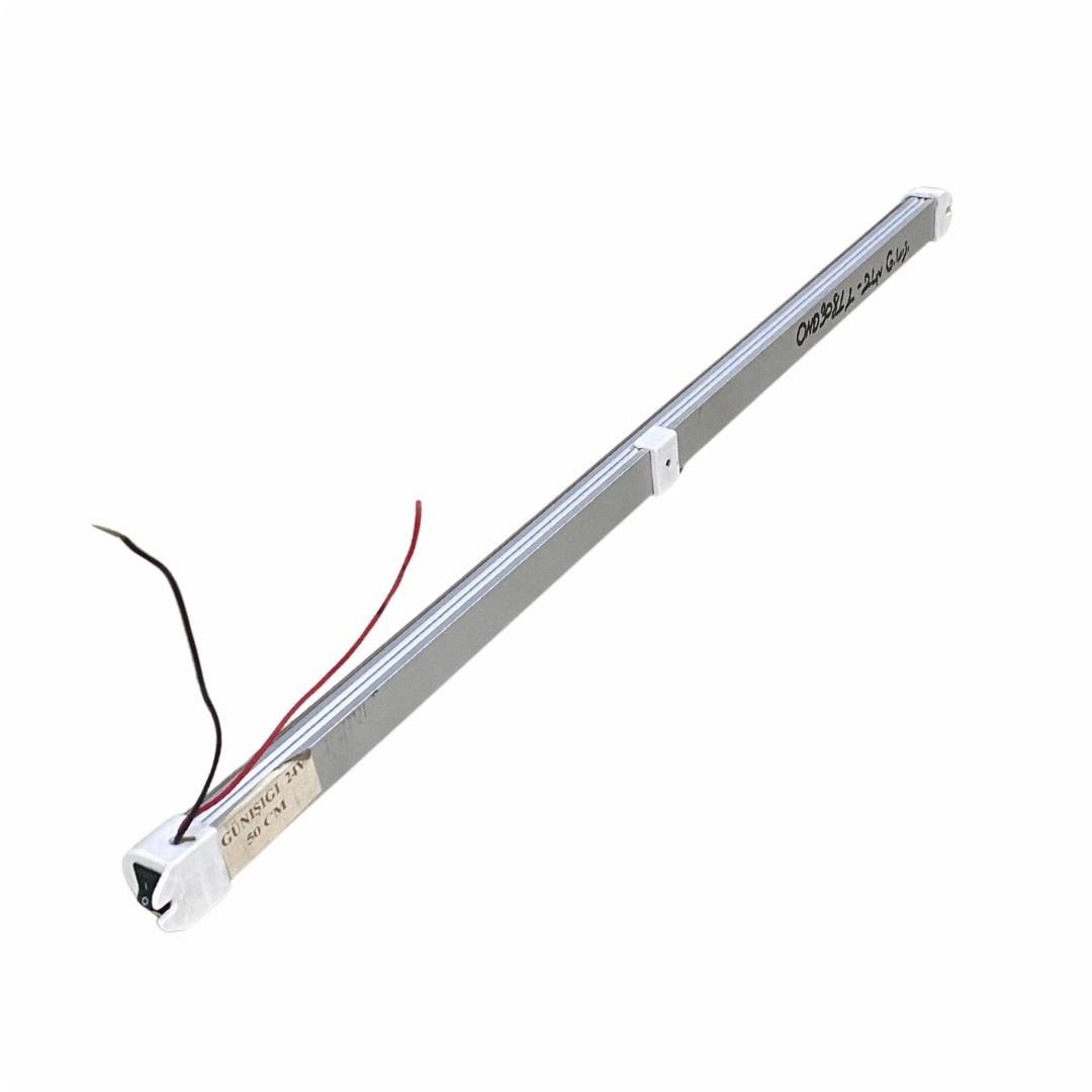24V FLORESAN TAVAN LAMBASI 36 LEDLİ GÜN IŞIĞI ANAHTARLI (50 CM)