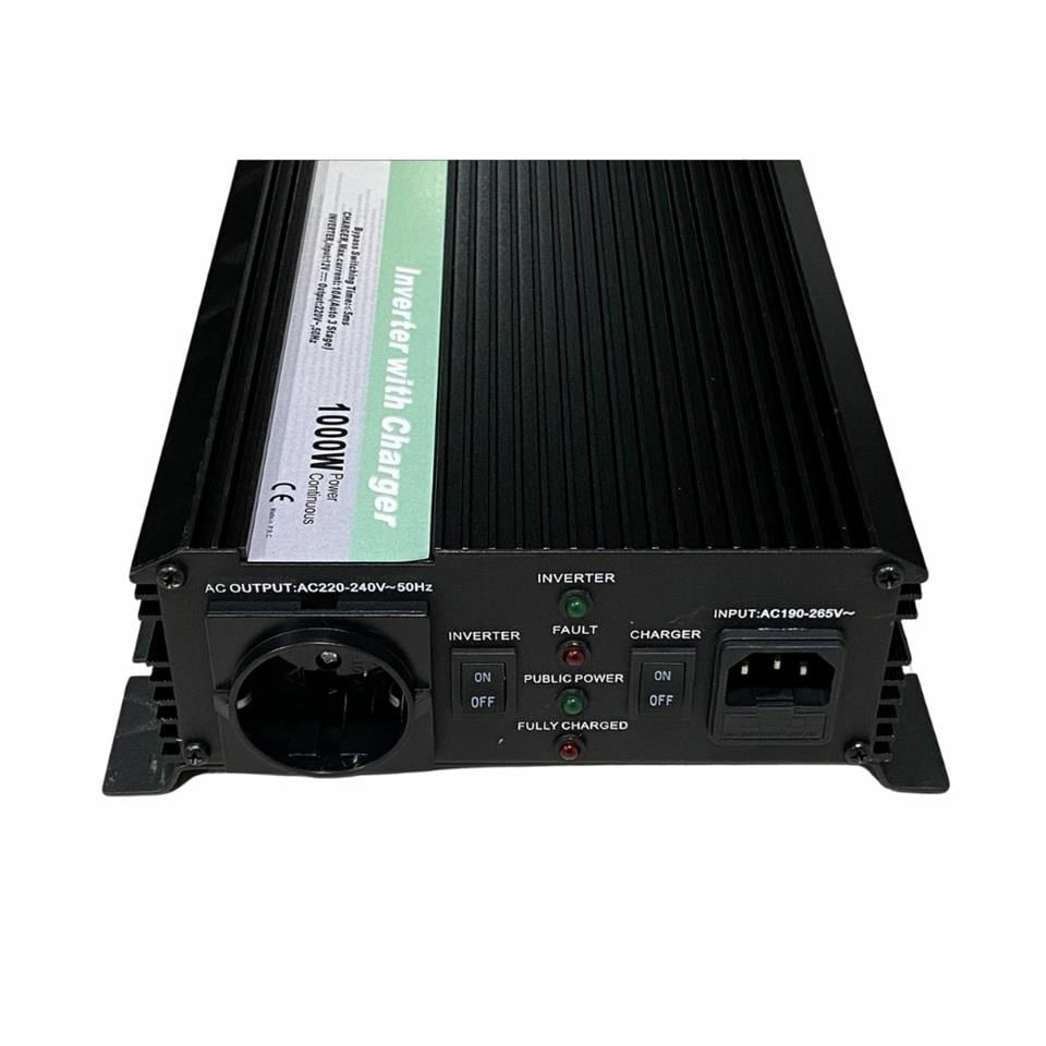 ORBUS 12V DC > 230V AC İNVERTER 1000W (MODİFİYE) (10 A ŞARJLI)