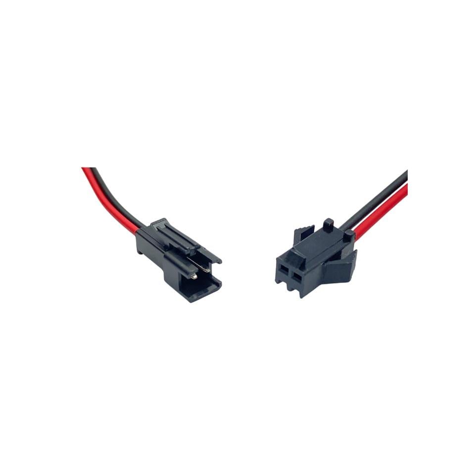 KONNEKTOR 2 PİN JST SM (2 FİŞ KABLOLU SOKET DİŞİ-ERKEK TAKIM)