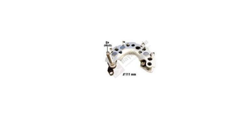 DİYOT TABLASI  MARELLI-DENSO TİPİ 6 DİYOT 111 MM/M8 (II I)