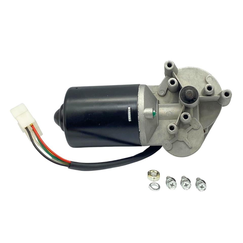 24V SİLECEK MOTORU AĞIR HİZMET (UZUN KABLOLU SOKETLİ 5 FİŞ) ISUZU NPR