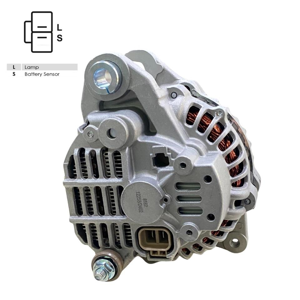 12V ALTERNATÖR DİNAMO MITSUBISHI TİPİ 90 A (L-S) (VAKUMSUZ) MAZDA PICK-UP-MITSUBISHI CANTER/PAJERO