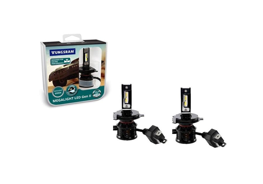 TUNGSRAM 12V-24V H4 CSP LED XENON FAR AMPUL SETİ 6000K 8000 LÜMEN