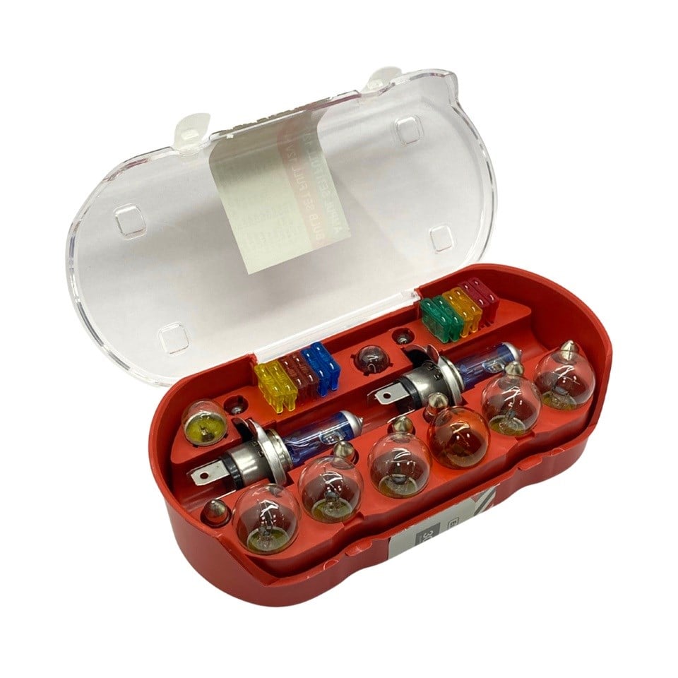 12V H4 AMPUL-SİGORTA SETİ (ACİL SET) (+%220 FAZLA IŞIK) (30 PARÇA)