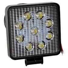 NORMA 9V-60V ÇALIŞMA LAMBASI KARE (9 X 3W POWER LEDLİ) (106*106 MM) 