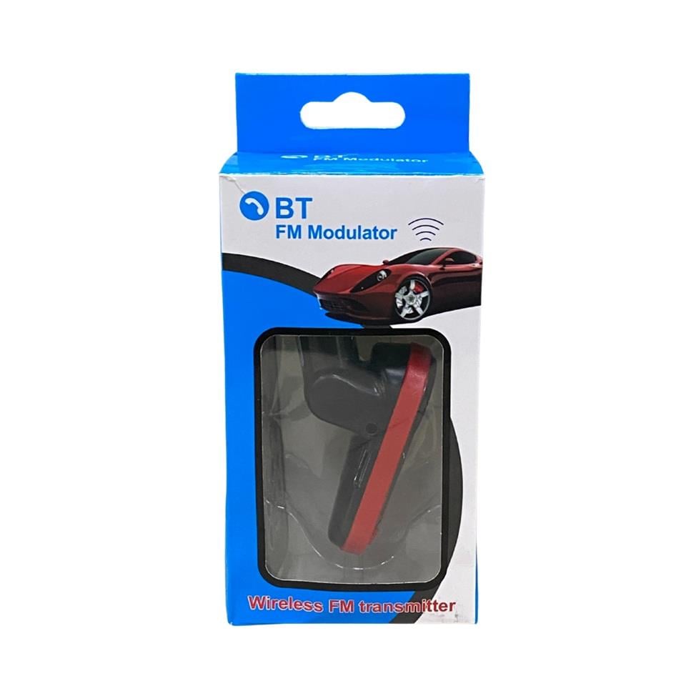 12V-24V TRANSMITTER AUX/BLUETOOTH/MP3/SD KART/USB X 2 ŞARJ (UZAKTAN KUMANDALI) KIRMIZI