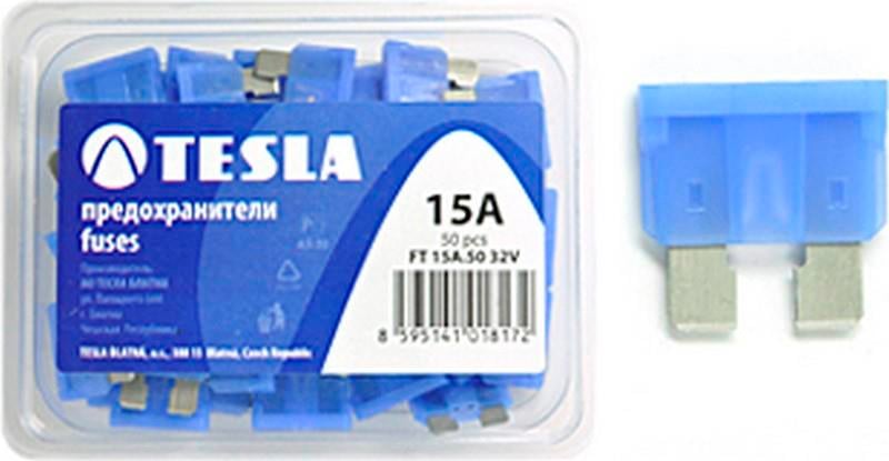 TESLA BIÇAK SİGORTA 15 A (19*19 MM)
