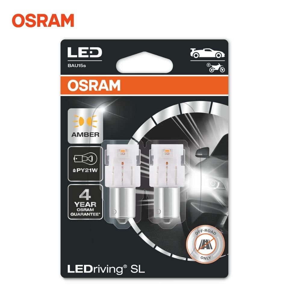 OSRAM 12V 93 AMPUL LED SARI YAKIN TIRNAK BAU15s (2 AD)
