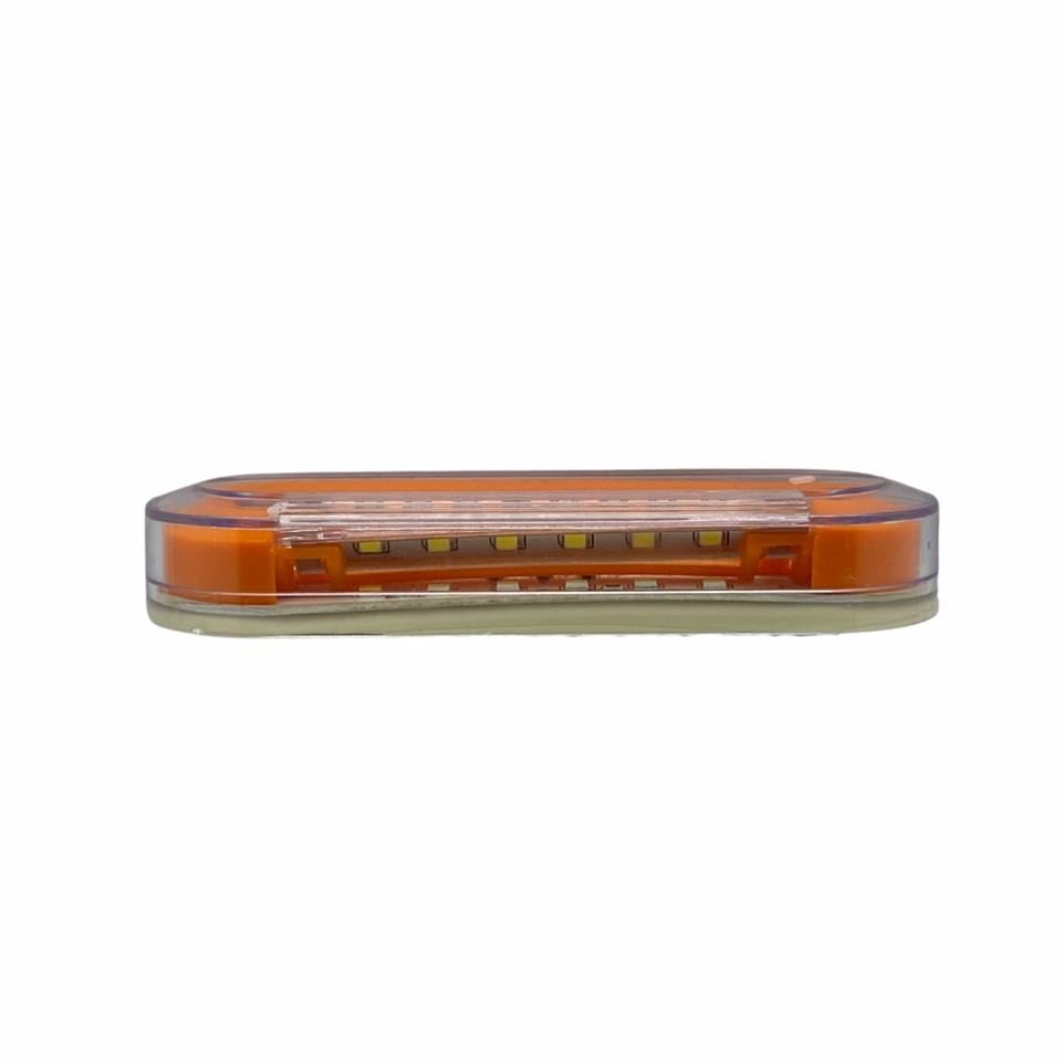 12V-24V POZİSYON LAMBASI (3 FONKSİYONLU) (SARI NEON LEDLİ) (120*44 MM)