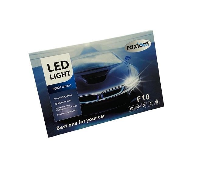 RAXIOM 9V-36V H1 CSP LED XENON FAR AMPUL SETİ 6500K 8000 LÜMEN 48W CANBUS