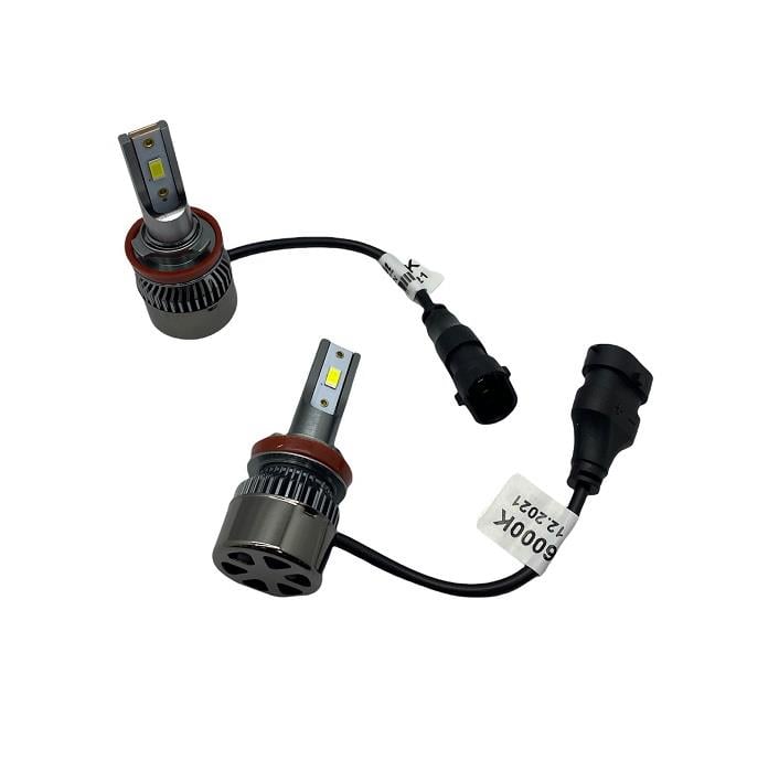 12V H11 CSP LED XENON FAR AMPUL SETİ 6000K 8000 LÜMEN