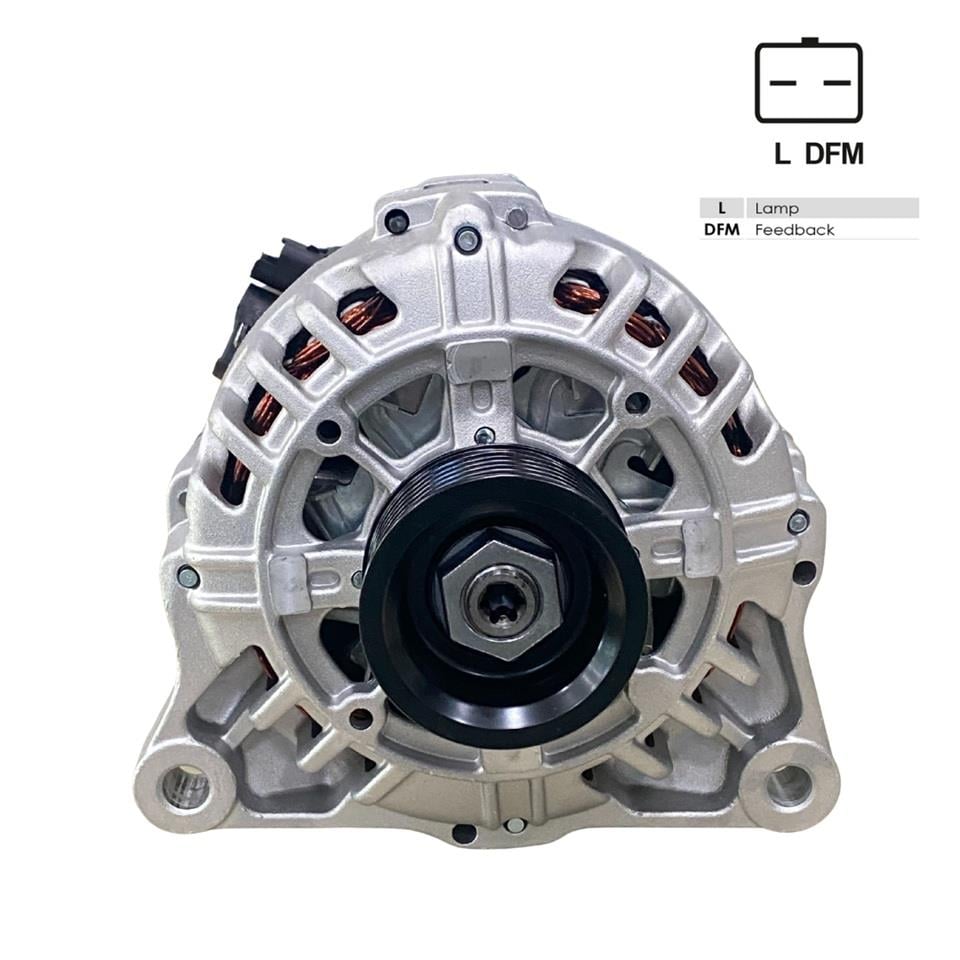 12V ALTERNATÖR DİNAMO 80 A (L-DFM) (4 AYAK) CITROEN BERLINGO-FIAT FIORINO-PEUGEOT BIPPER