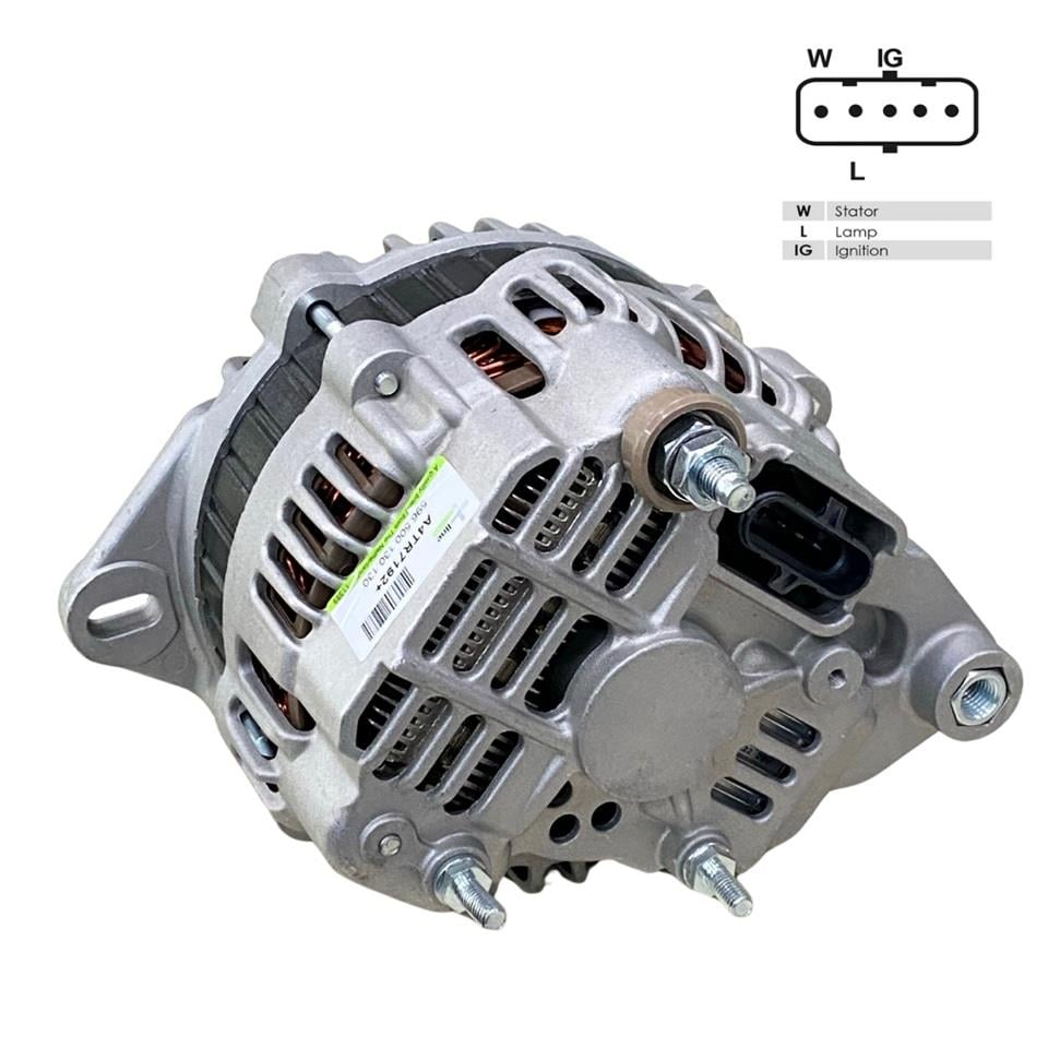 24V ALTERNATÖR DİNAMO MITSUBISHI TİPİ 130 A (5 FİŞ SOKETLİ) (W-L-IG . .) FORD CARGO