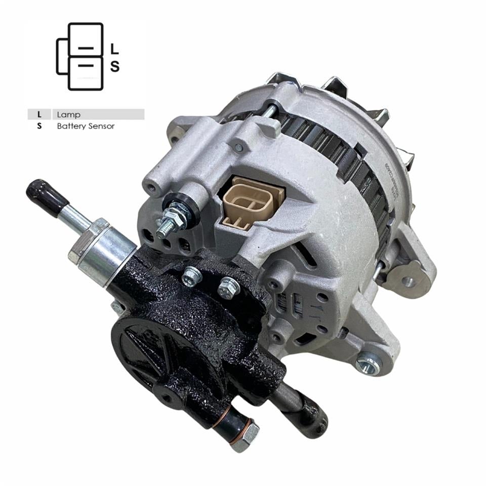 12V ALTERNATÖR DİNAMO 65 A VAKUMLU (L-S) HYUNDAI H100-MITSUBISHI L200