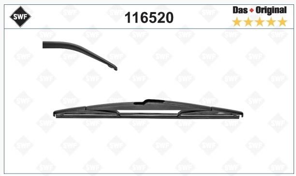 SWF SİLECEK SÜPÜRGESİ 300 MM PLS ARKA CITROEN-DACIA-FIAT-FORD-MERCEDES-NISSAN-OPEL-PEUGEOT-RENAULT
