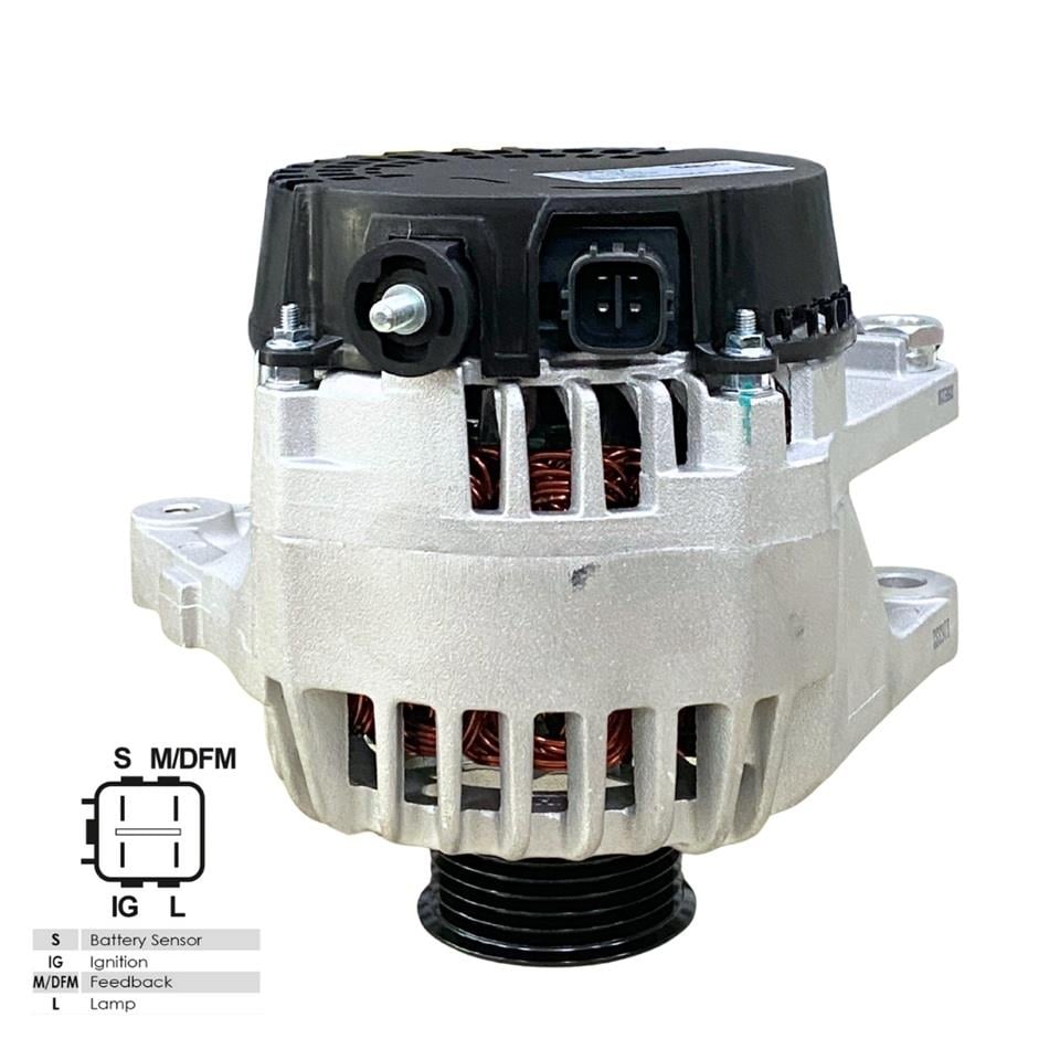 12V ALTERNATÖR DİNAMO 90 A (4 FİŞ) (IG-L-S-M) TOYOTA AURIS/AVENSİS/COROLLA 2001-2012