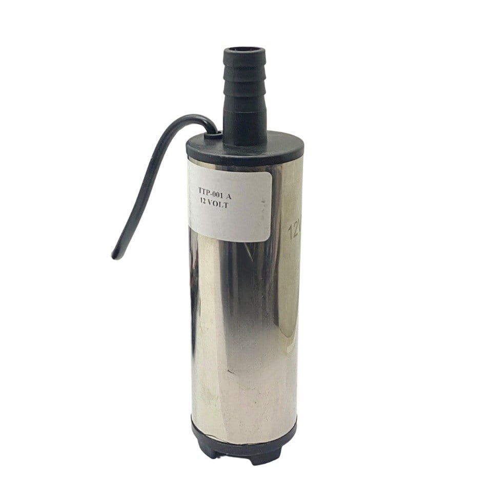 12V SIVI AKTARMA POMPASI (30 LT/DK) (SÜZGEÇLİ) (ÇIKIŞ 19 MM) (205*50 MM)