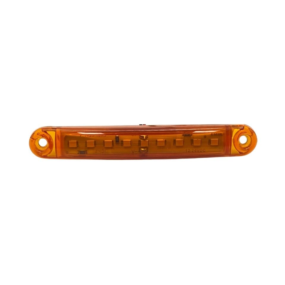 12V-24V PARMAK LAMBA 9-LEDLİ SARI (100*15 MM) 