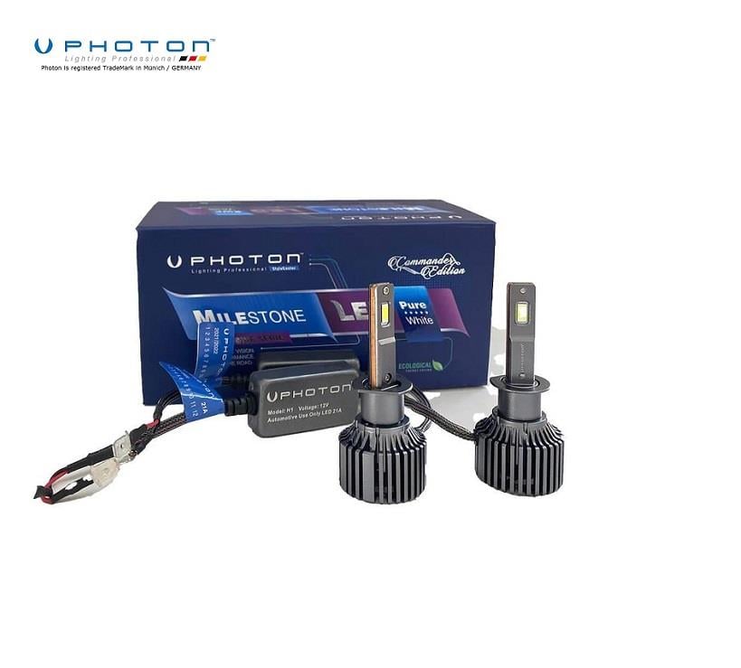 PHOTON 12V H1 CSP LED XENON FAR AMPUL SETİ 6000K 8000 LÜMEN CANBUS