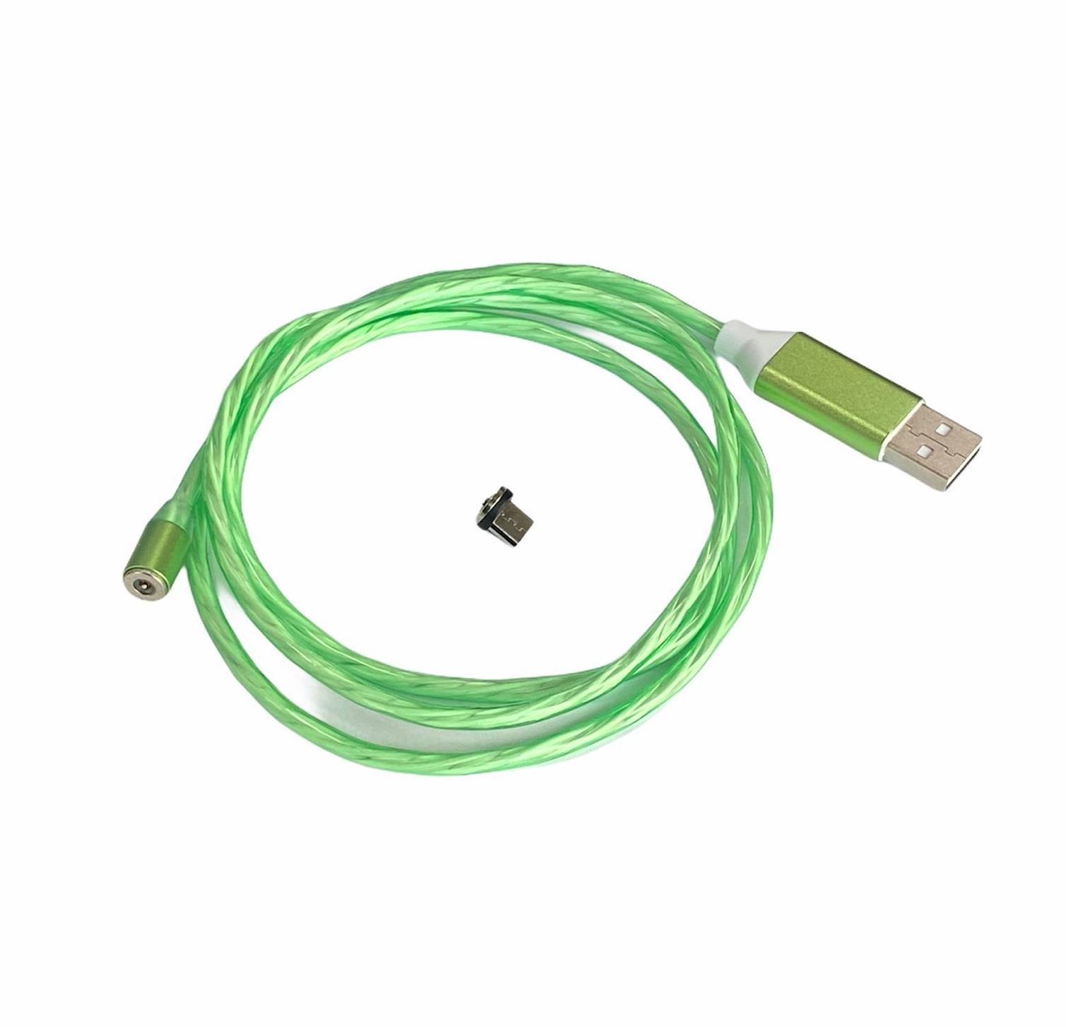 TELEFON ŞARJ KABLOSU MİKRO (MIKNATISLI) (IŞIKLI)