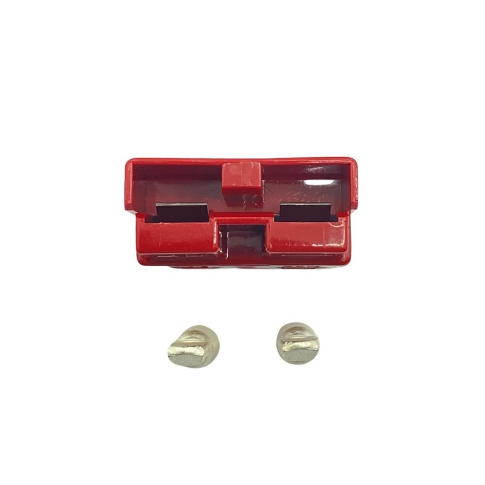 600V AKÜ SOKETİ 50A (KIRMIZI) (ÇAP:36 BOY:48 MM)