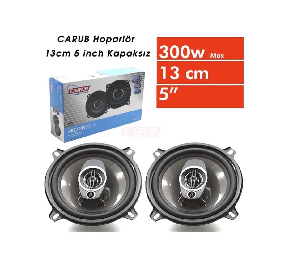 YUVARLAK HOPARLÖR 300W 13 CM (KAPAKSIZ) (2 AD)