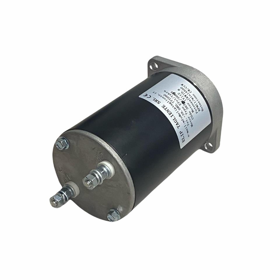 12V DC MOTOR EFEL-ISKRA TİPİ (0.8 KW 4500 DEVİR SAĞ-SOL DÖNÜŞ)