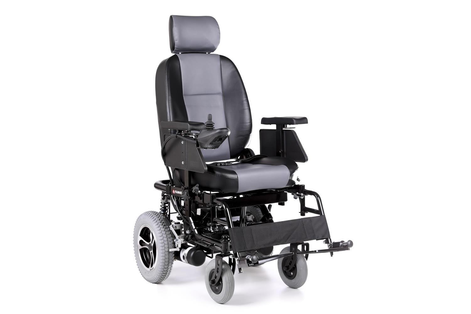 AKÜLÜ TEKERLEKLI SANDALYE (COMFORT) (GRİ/SİYAH) (2 X 40 AH AKÜLÜ) (ENGELLİ ARACI) 