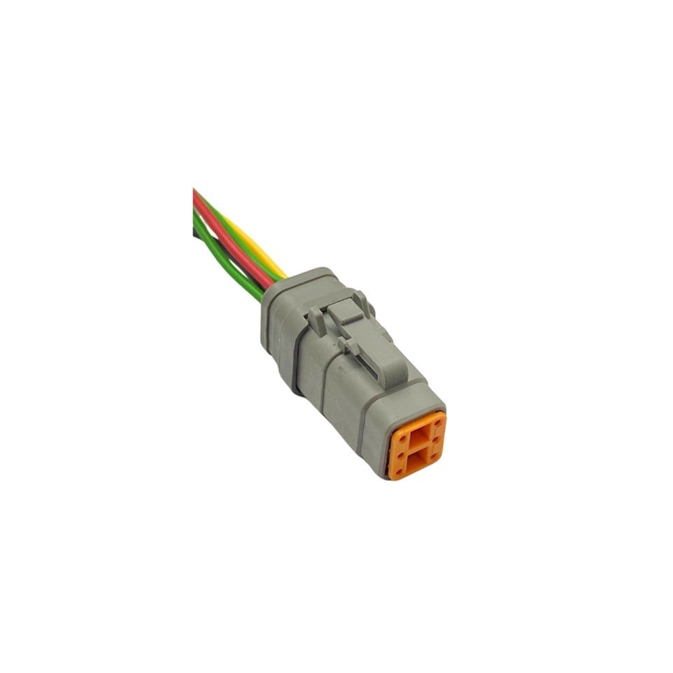 DEUTSCH TESİSAT SOKETİ (6 FİŞ KABLOLU) (DTM06-6S) İŞ MAKİNASI