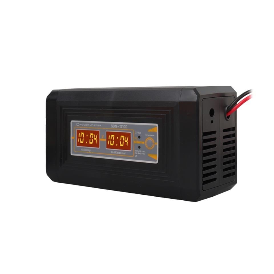 SON-1210D 12V-24V ŞARJ REDRESÖRÜ (AKILLI AKÜ ŞARJ CİHAZI) OTOMATİK 10 A