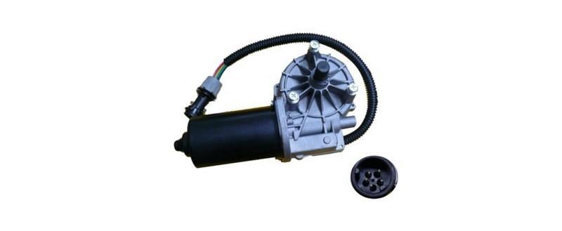 24V SİLECEK MOTORU (DÜZ FREZE 14 MM) (KABLOLU SOKETLİ 5 FİŞ) (L) MAN