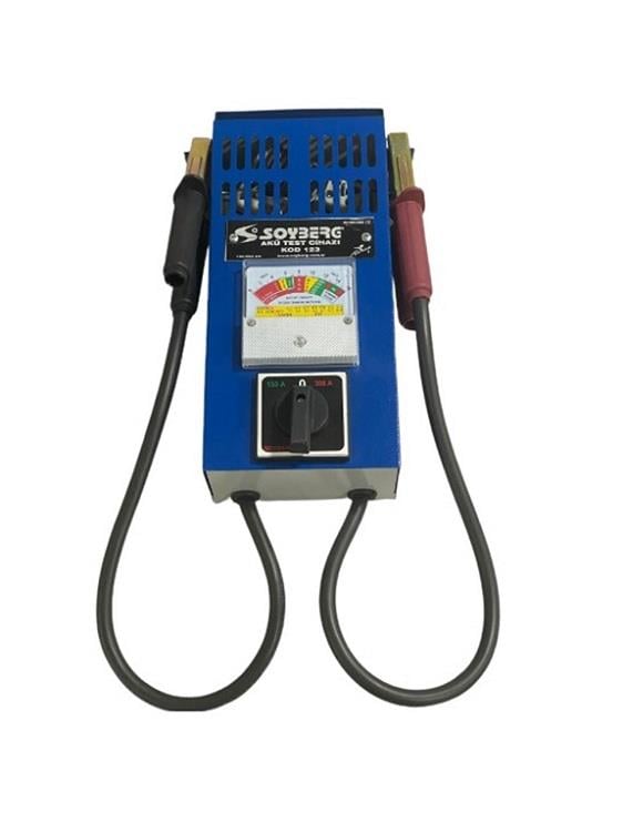 SOYBERG 4V-36V AKÜ TEST CİHAZI (2 KADEMELİ) (150 A/300 A)