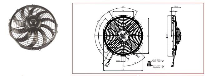 KORMAS 12V FAN MOTORU EMİCİ AKSİYEL 12 