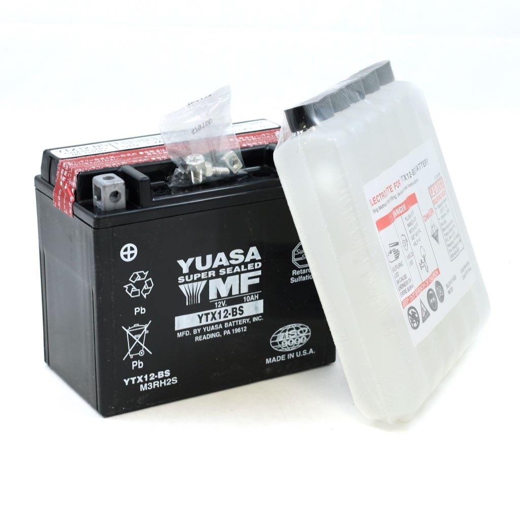 YUASA 12V 10 AH MOTOSİKLET AKÜSÜ 180 A (EN) (150*87*130 MM) (YTX12-BS)