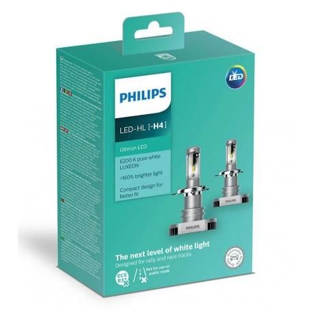 PHILIPS 12V H4 XENON LED FAR AMPUL SETİ 6200K CSP LED
