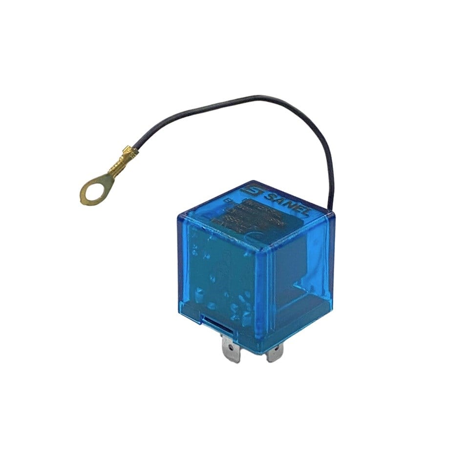 SANEL 12V UNIVERSAL FLAŞÖR 4 UÇLU 10W-110W (LED AMPULLER İÇİN) (- + P L)